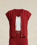 Colete zipper e bolsos alf. heritage
