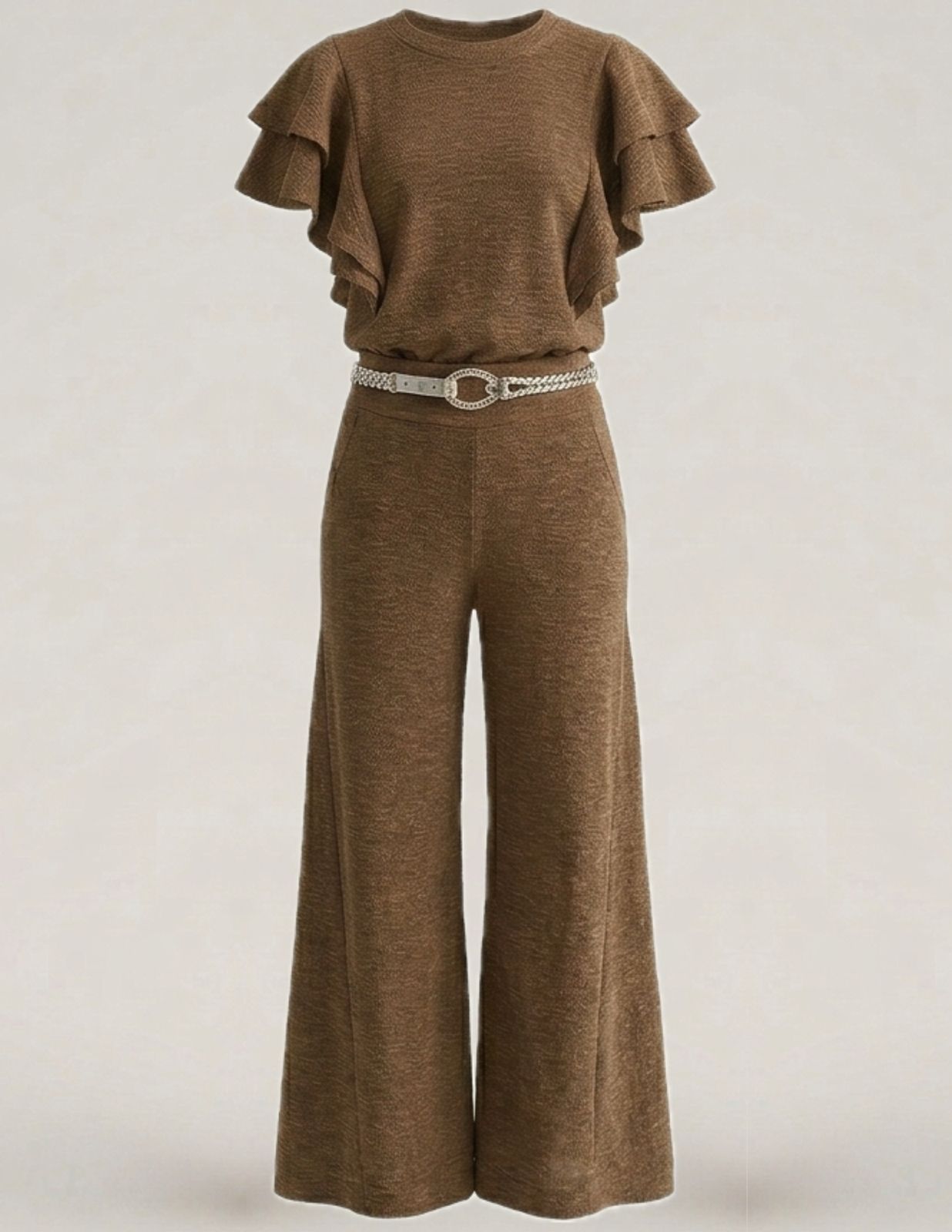 Calça pantalona nesgas marrakesh