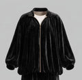 Jaqueta ampla zipper